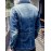 Men's Long Sleeve Casual Jacket,Cotton Solid Blue