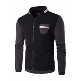 Men's Casual/Daily / Sports Hoodie Jacket,Color Bl..