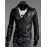 Men's Casual Slim Motorcycle PU Outerwear , Lined