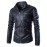 Men's Casual Long Sleeve Regular Jacket (Calfskin)