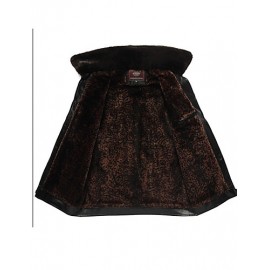 Men PU / Faux Leather Top , Lined