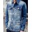 Men's Long Sleeve Casual Jacket,Cotton Solid Blue