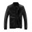 Men's Long Sleeve Casual / Sport JacketPU Solid Black / Blue / Brown