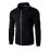 Men's Solid Casual / Sport Hoodie & Sweatshirt,Cotton Long Sleeve Black / White