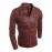 Men's Fashion Style Zipper Decorative Slim Leather Jacket