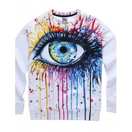 Men's Print Casual / Work / Formal / Sport Hoodie & Sweatshirt