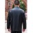 Men's Long Sleeve Casual Jacket,Polyester Solid Black