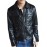 Men's Lapel Solid Casual PU Jacket
