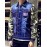 Men's Lapel Print Casual Denim Jacket