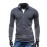 Men's Going out / Casual/Daily / Sports Simple / Street chic / Active Regular Hoodies,Solid Blue / Black / Brown / Gray Hooded Long Sleeve