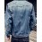 Men's Long Sleeve Casual Jacket,Cotton Solid Blue