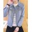 Men's Fashion Classical Solid Slim Fit Casual Long Sleeve Denim Jacket,Cotton/Print/Casual/Plus Size