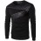 Men's Fashion Slim Zipper Decoration Sweatshirt,Cotton / Polyester Patchwork